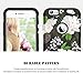 BENTOBEN iPhone 6 Case, iPhone 6S Case, Dual Layer Hybrid Heavy Duty Shockproof Protective Phone Case for iPhone 6 / 6S (4.7 Inch)-Peony Flower