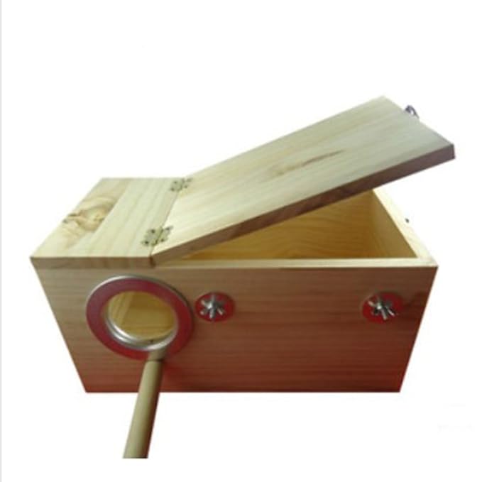 title=LA VIE Nido per Pappagalli con Posatoio Finestrella in Legno per Cova Uova