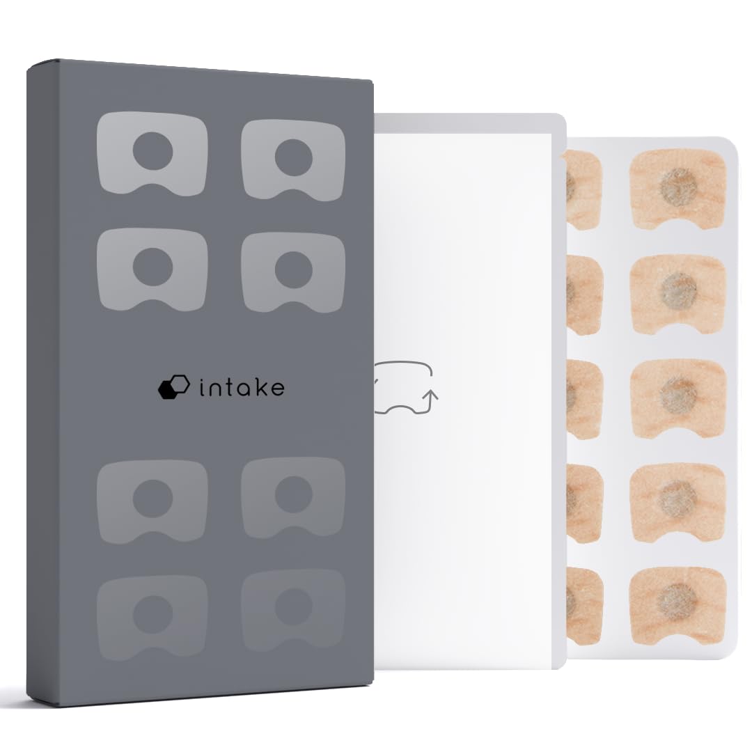 Intake Breathing Refill Tabs (60 Count) – Magnetic Nasal Strips for Sleeping – Snoring Solution – Nasal Dilators for Better Breathing, Sleep & Exercise, All-Night Comfort