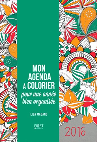 2016 mon agenda à colorier