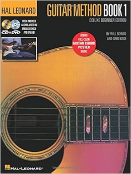 Hal Leonard Guitar Method - Book 1, Deluxe Beginner Edition: Includes Audio & Video on Discs and Online Plus Guitar Chord Poster, by Will Schmid