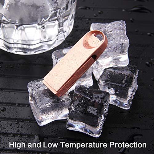 USB Flash Drive Memory Stick 256GB USB Drive KEAINIKJ USB Drive Thumb Drive USB 3.0 Flash Drives Pen Drive USB Storage for PC Backup Drive USB Stick Jump Drive Zip Drive (256GB, Rose Gold-Zip Drive)