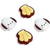 Kuitmor 4PCS Thumb Grip Caps for Switch,Soft Silicone Joystick Cover,Kawaii Analog Stick Cap Compatible with Switch/OLED/Lite