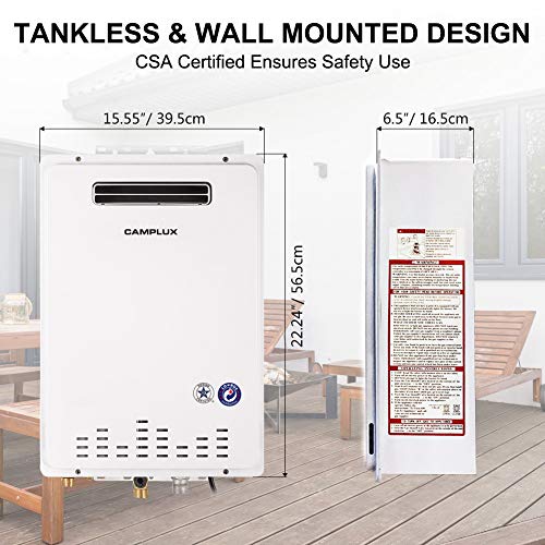 image for CAMPLUX ENJOY OUTDOOR LIFE Camplux Pro On-Demand Tankless Water Heater