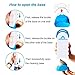 Pet Hair Remover Brush - Fur & Lint Removal Brush with Self-Cleaning Base - Double-Sided Dog & Cat Hair Remover for Furniture, Couch, Carpet, Clothing