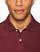 Amazon Essentials Men's Slim-Fit Cotton Pique Polo Shirt, Port, Large