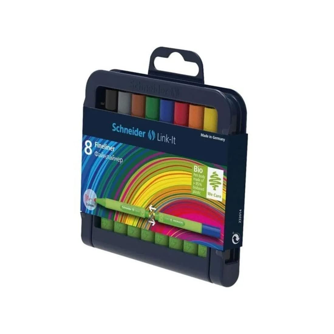 Schneider 191201 Link-It Fineliner, Pack of 10 Fineliner Standard Assorted Colours