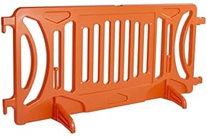 OTW SAFETY Billboard Barricade 42x96 Plastic Pedestrian Barricade- Safety Orange