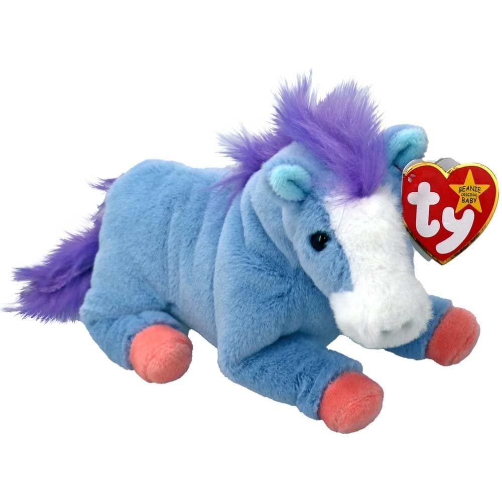 TY Clementine Horse II Original Beanie Babies Regular - Soft Plush Toy for Kids, Teddy, Baby Toy, Collectible Stuffed Plushies