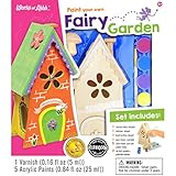 MasterPieces Works of Ahhh Fairy Garden Large Wood Paint Kit