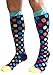 A-Swift Compression Socks for Women & Men - Urban Dots, Small