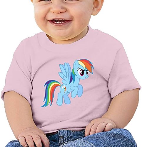 BICozy Rainbow Dash Unisex Baby Boys Girls Clothes Short Sleeve T-shirt