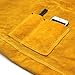 Leather Welding Apron Flame-Resistant Heat Resistant Work Apron Fire Resistant Welding/Welder Smock, 24 x 36 Inch, 6 Pockets