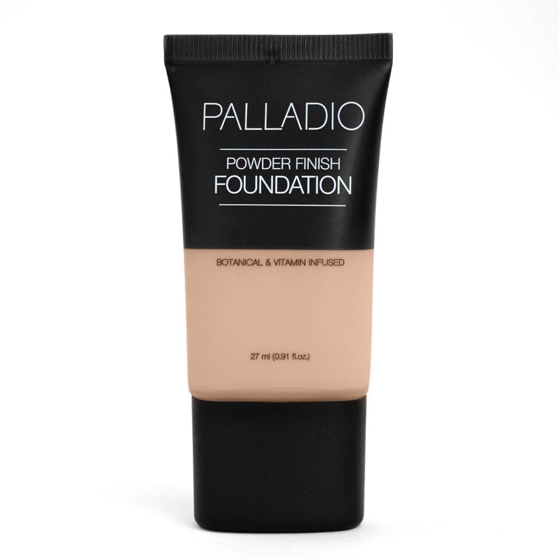 Palladio Powder Finish Liquid Foundation, Natural Matte Appearance, Reduces Fine Lines, Covers Large Pores, Hides Imperfections, All Day Wear, Sheer to Medium Coverage, Honey — image 1