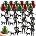 JOYIN 12 Pcs Jumbo Easter Eggs Filled with Army Men and Poseable Soldier Toys, Action Figures for Boys Kids Easter Basket Stuffer, Easter Eggs Hunt, Easter Party Favors, Classroom Prize Supplies