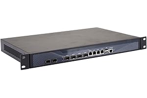 Firewall, VPN, 1U Rackmount, OPNsense, Network Appliance, I7 4770, HUNSN RS19, AES-NI, 4 x LAN, 4 x SFP Gigabit, 2 x SFP+ 825