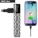 Halo Pocket Power Starlight 3000mAh Power Bank with Flash Light, Zebra