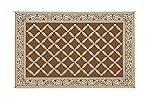 Reversible Mat Brown & Beige Patio Mat Item No:119127 (9' x 12')