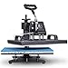 Superland Power Heat Press 5 in 1 Industrial-Quality 12-by-15-Inch Multifunctional Sublimation T-Shirt Hat Mug Heat Press Machine (5 in 1: 12