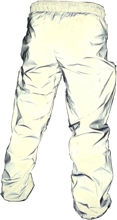 NewL Reflective Trousers Men Running Dance Cycling Fluorescent Pants