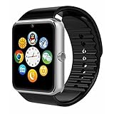 Amazingforless Bluetooth Touch Screen Smart Wrist Watch Phone with Camera - Black