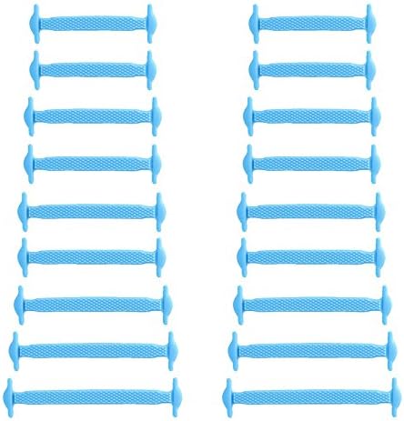INMAKER No Tie Laces for Kids and Adults, Elastic Laces for Trainers, Silicone Tieless Flat Shoelaces for Running Shoes