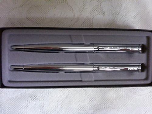 Quill chrome ballpoint pen and pencil set #501-2