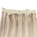 Full Shine Halo Hair Soft And Silky Hair Real Remy Hair Extensions Color 4 Medium Brown 18 Inch Fish Line Invisible Hair Fish Wire Hidden 80g Per Pack