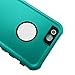 HESGI iPhone 6S Plus Waterproof Case, IP-68 Waterproof Shockproof Dust Proof Snow Proof Full Body Protective Case Cover for Apple iPhone 6S Plus iPhone 6 Plus 5.5[Teal]