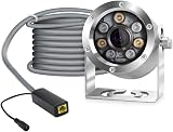 Barlus 5MP Underwater Camera POE 100° Wide-angle Fill Light IP68 Waterproof view 4