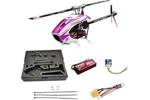 Helidirect Goosky Legend S1 Electric RC Helicopter for Adults & Beginners – 3D Dual Brushless Direct-Drive Micro GPS RC Helicopter Indoor Mode 2 Remote, Toy Remote (Purple - BNF)