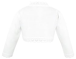 Lilax Little Girls' Knit Long Sleeve Button Closure