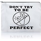 Inspirational Motivational Makeup Bags for Women Girls Self Care Travel Bag for Friend Bestie Healing Birthday Gift for Sister Daughter Anti Anxiety Toiletry Cosmetic Bag Mental Health Gif