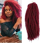 Marley Hair 3 Packs Bug Braiding Twist Marley Hair Long Afro Kinky Braiding Hair for Twists Bug M...