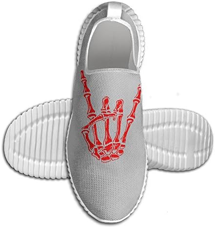 Rock N Roll Skeleton Mens Running Sneaker Lightweight Go Easy Walking Casual Comfort Sports Running Shoes