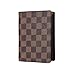 Daisy Rose Luxury Passport Holder Cover Case | PU Vegan Leather RFID Travel Organizer Card Holder (Brown)