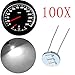 cciyu 10Pcs 4.7mm-12v Car White Mini Bulbs Lamps Indicator Cluster Speedometer Backlight Lighting Replacement fit for GM GMC