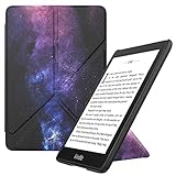 MoKo Case Replacement with Kindle Paperwhite (10th Generation, 2018 Releases), Standing Origami Slim Shell Cover with Auto Wake/Sleep for Amazon Kindle Paperwhite 2018 E-Reader - Dreamy Nebula Purple