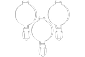 VOSAREA 3pcs 93mm Stainless Steel Wire Clamp for Mason Jars – Spring-Loaded Glass Jar Sealing Clips