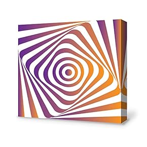 Canvas Wall Art for Living Room,Bedroom Home Artwork Paintings Visual Illusion Ready to Hang - 12x12 inches
