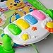 Tapiona Baby Gym Piano - Kick and Play Mat, Activity Mat Infant - Newborn Toys Boy and Girl 0-3 Years for Tummy Time, Lay and Play, Sit and Play - Gift Registry Baby Shower - Mirror, 4 Baby Toys