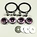 JDMSPEED Purple Universal CNC Billet Bumper Trunk Quick Release Fastener Kit