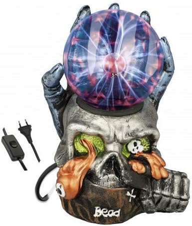 Plasma Totenkopf Lampe Magische Kugel Licht Relaxend Dekoration Kugel Schlafzimmer Haus Geschenk Schreibtisch Albainox 33919 Flaschenhalter Geschenk Amazon De Sport Freizeit