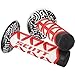 Scott Red White Diamond and Donuts Handlebar Hand Grips Fits Honda Cr80 Cr85 Cr125 Cr250 Cr500 Crf250 Crf450 Crf150 Crf230 Crf100 Crf80 Crf70 Xr80 Xr100 Xr200 Xr250 Xr400 Xr600 Xr650 1981-2014