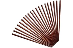 Wooden Chopsticks Reusable Dishwasher Safe 10 Pairs Chinese Asian Korea Iron Wood Handmade Chopstick Natural Healthy for Cook