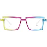 Zeelool Rectangle Glasses Stylish Eyewear for Women Frame with Non-prescription Clear Lens Zephyr ZJGP094654