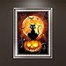 Misright Creative 5D Diamond Halloween Painting DIY Embroidery Cross Stitch Home Decor Crafts Art