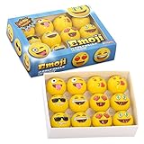 Emoji Universe: 2-Ply Professional Practice Golf Balls, 12 Emoji Balls (Sports)