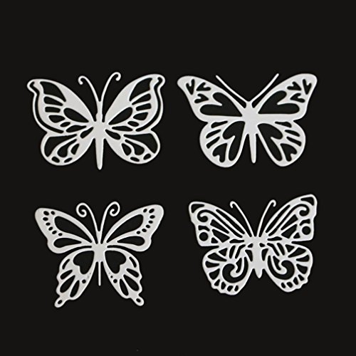 Vanvler Die Cuts for Card Making Scrapbooking Diy Metal Stencils Album Craft (G butterfly)