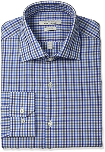 Perry Ellis Mens Slim Fit Wrinkle Free Multi Dress Shirt | Desertcart Aruba